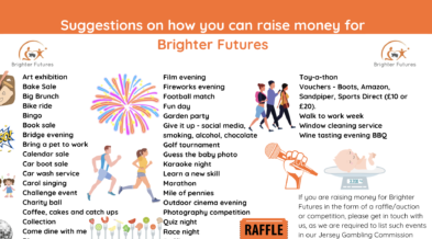 Ways you can raise money for Brighter Futures.