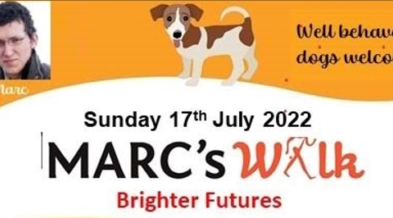 Marc's Walk, in aid of Brighter Futures